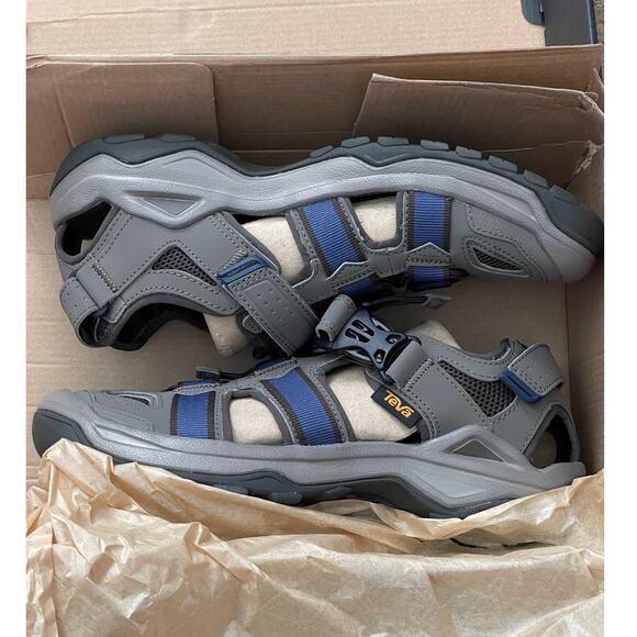 Teva Men's Omnium 2 Closed Toe Water Resistant Sport Sandals Gray Size 9 NIB - Picture 6 of 8